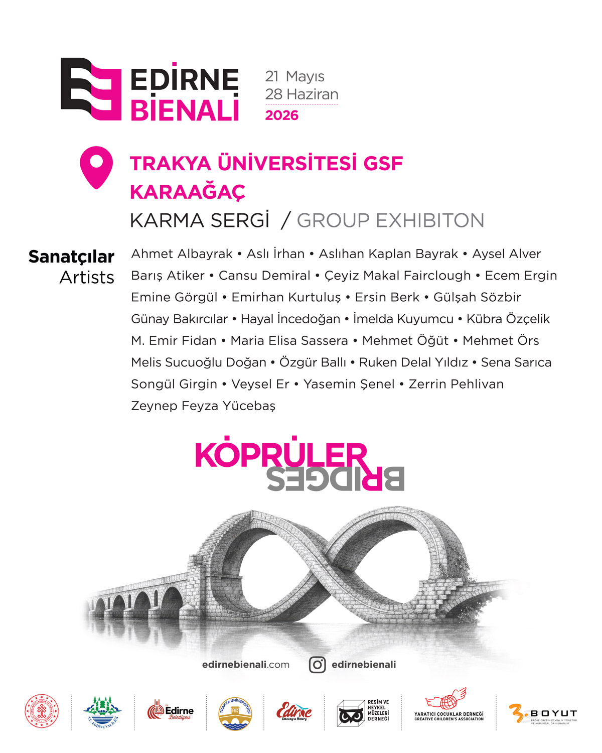 Köprüler / Bridges — sergi posteri