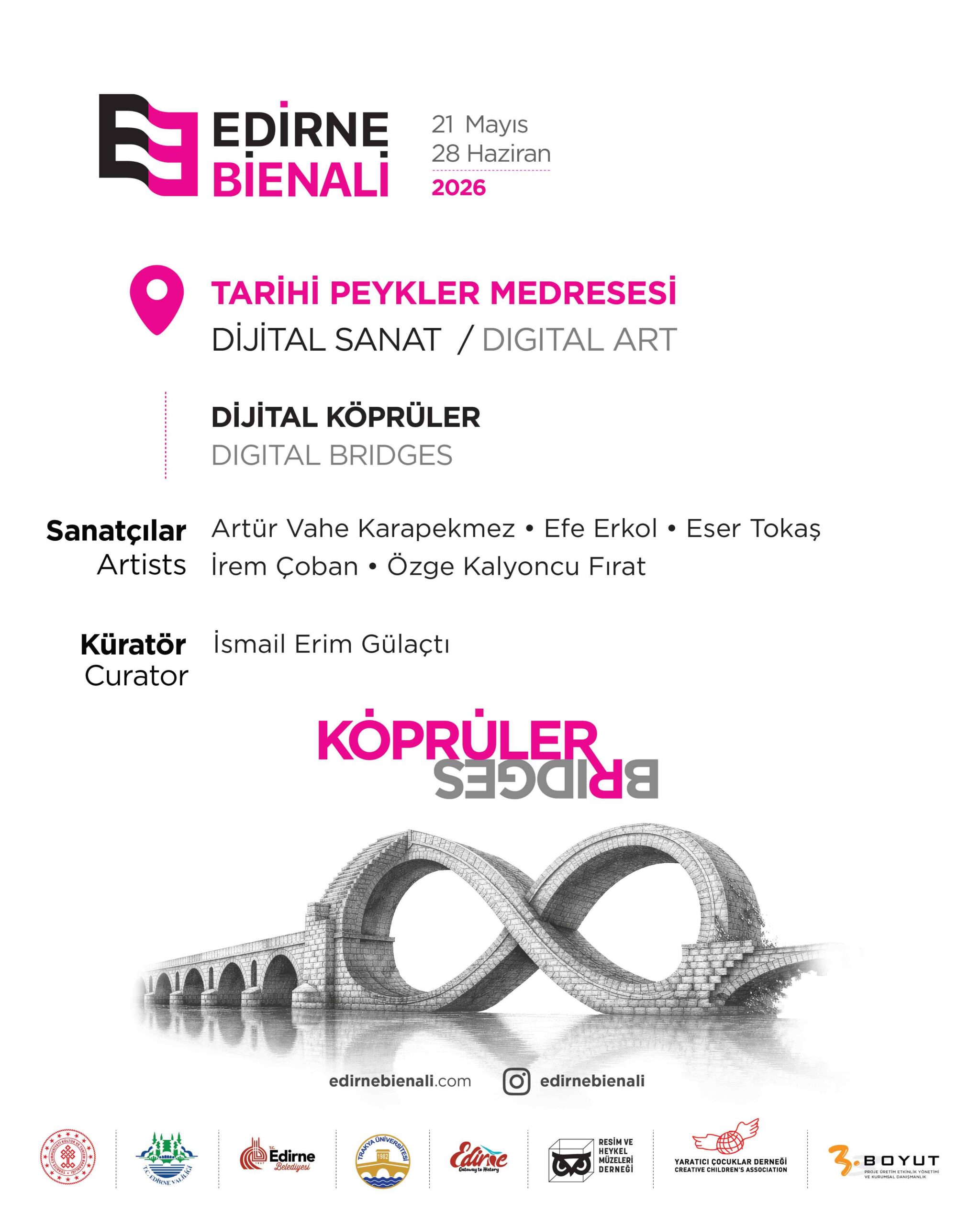 Dijital Köprüler — sergi posteri